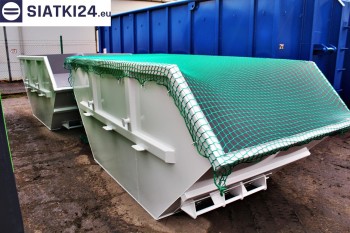 Siatki Pszów - Siatka przykrywająca na kontener - zabezpieczenie przewożonych ładunków dla terenów Miasta Pszów